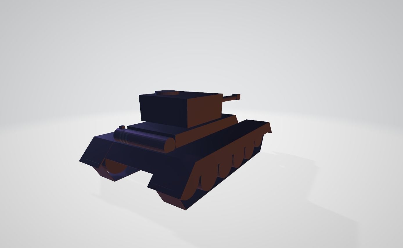 Tank Vr Model 3D model Tank model VR / AR / low-poly | CGTrader