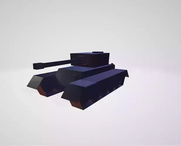 Tank Vr Model 3D model Tank model VR / AR / low-poly | CGTrader