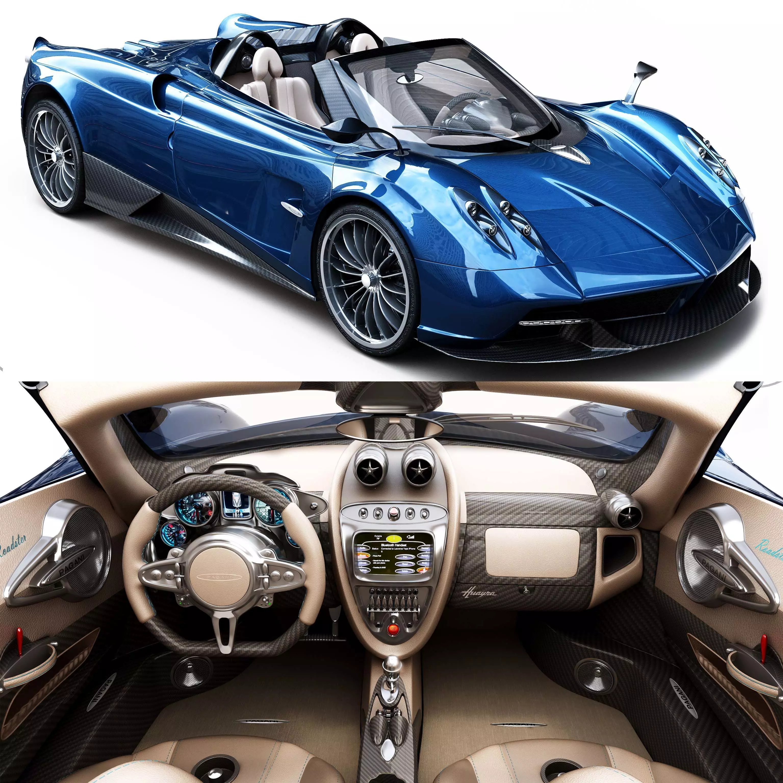 pagani huayra 3D model_0