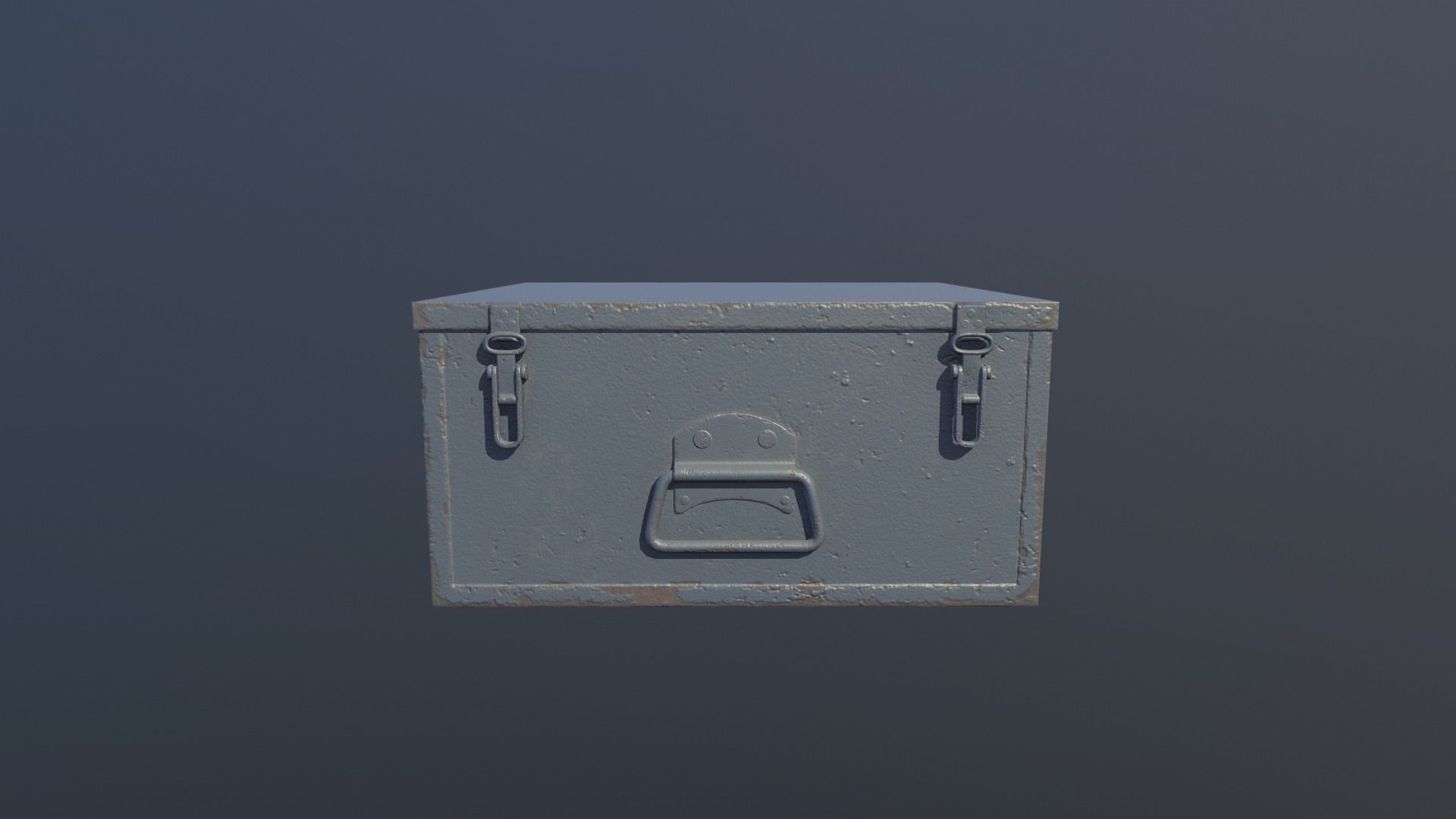 Military Box Animated PBR Low-poly 3D model_1
