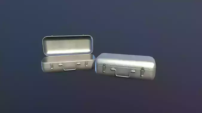 Medical Box Animated PBR Low-poly 3D model
