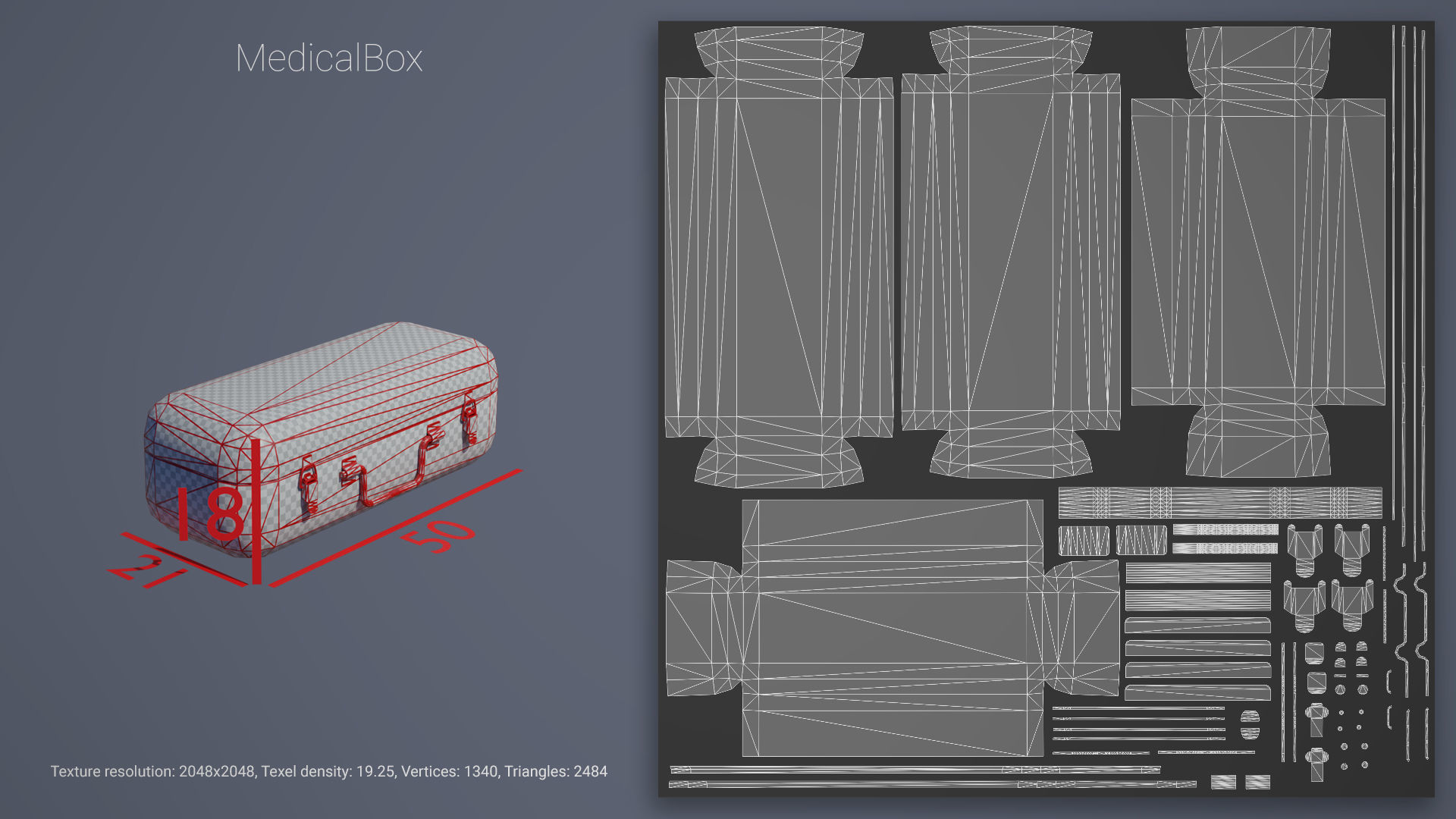 Medical Box Animated PBR Low-poly 3D model_4