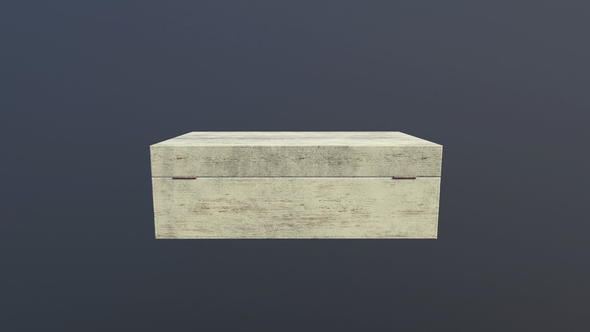 Wooden Case Animated PBR Low-poly 3D model_2