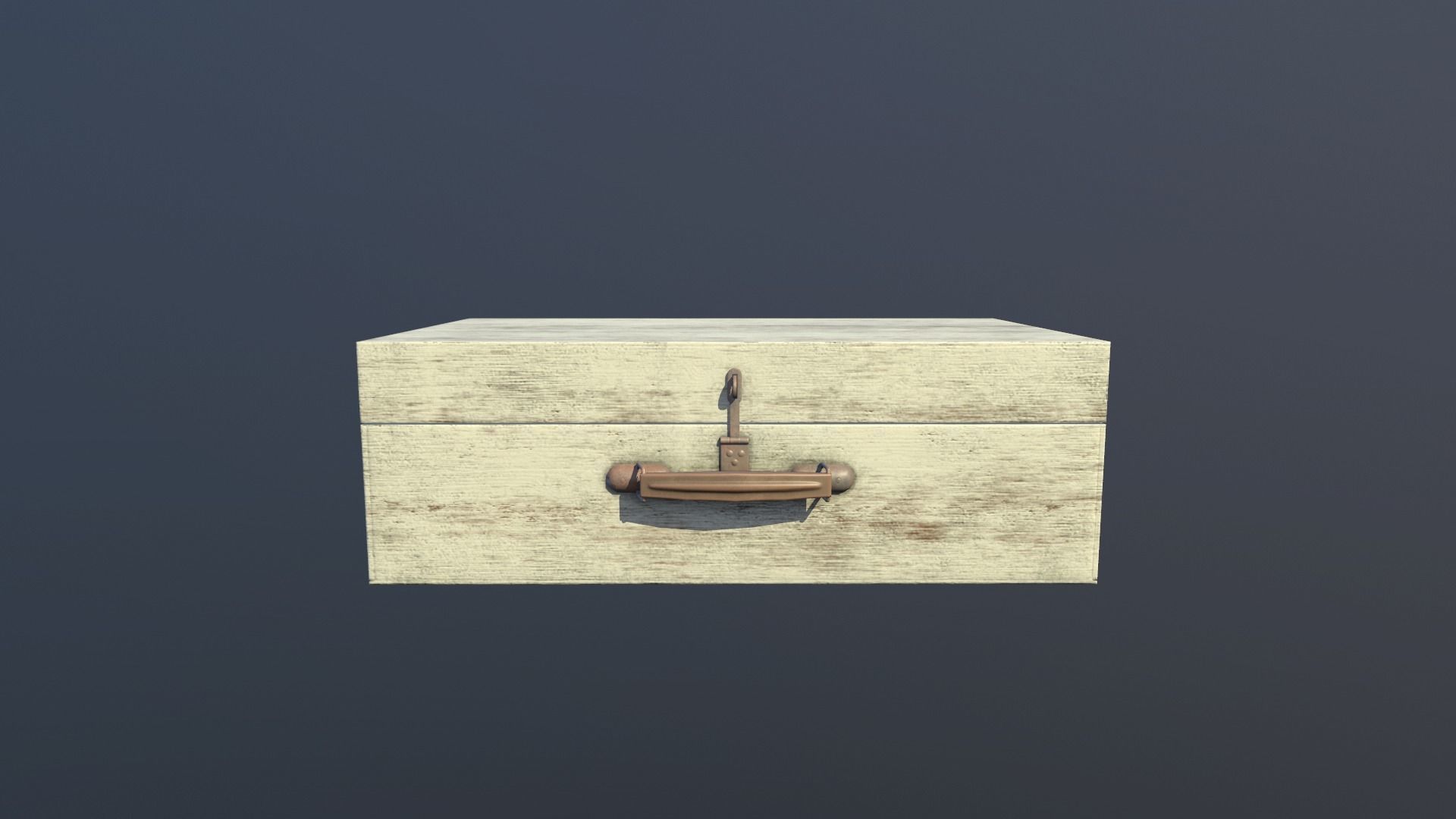 Wooden Case Animated PBR Low-poly 3D model_1
