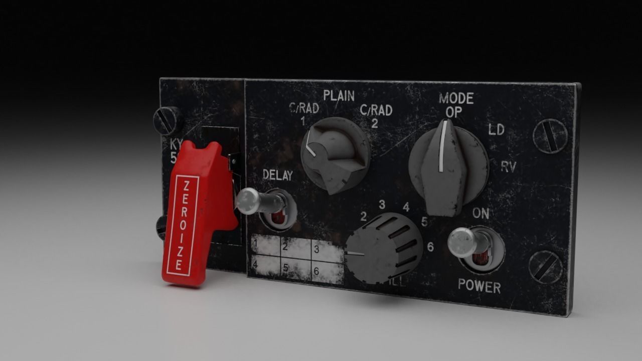 F16 KY58 Panel 3D model_20