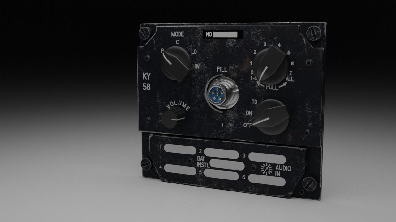 F16 KY58 Panel 3D model_12