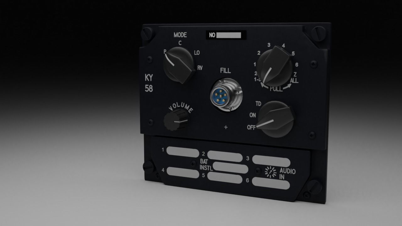 F16 KY58 Panel 3D model_10