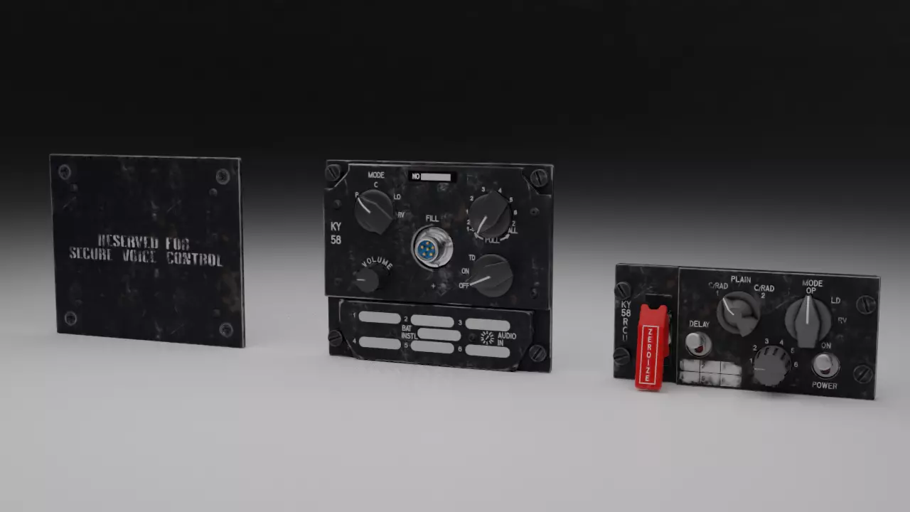 F16 KY58 Panel 3D model_0