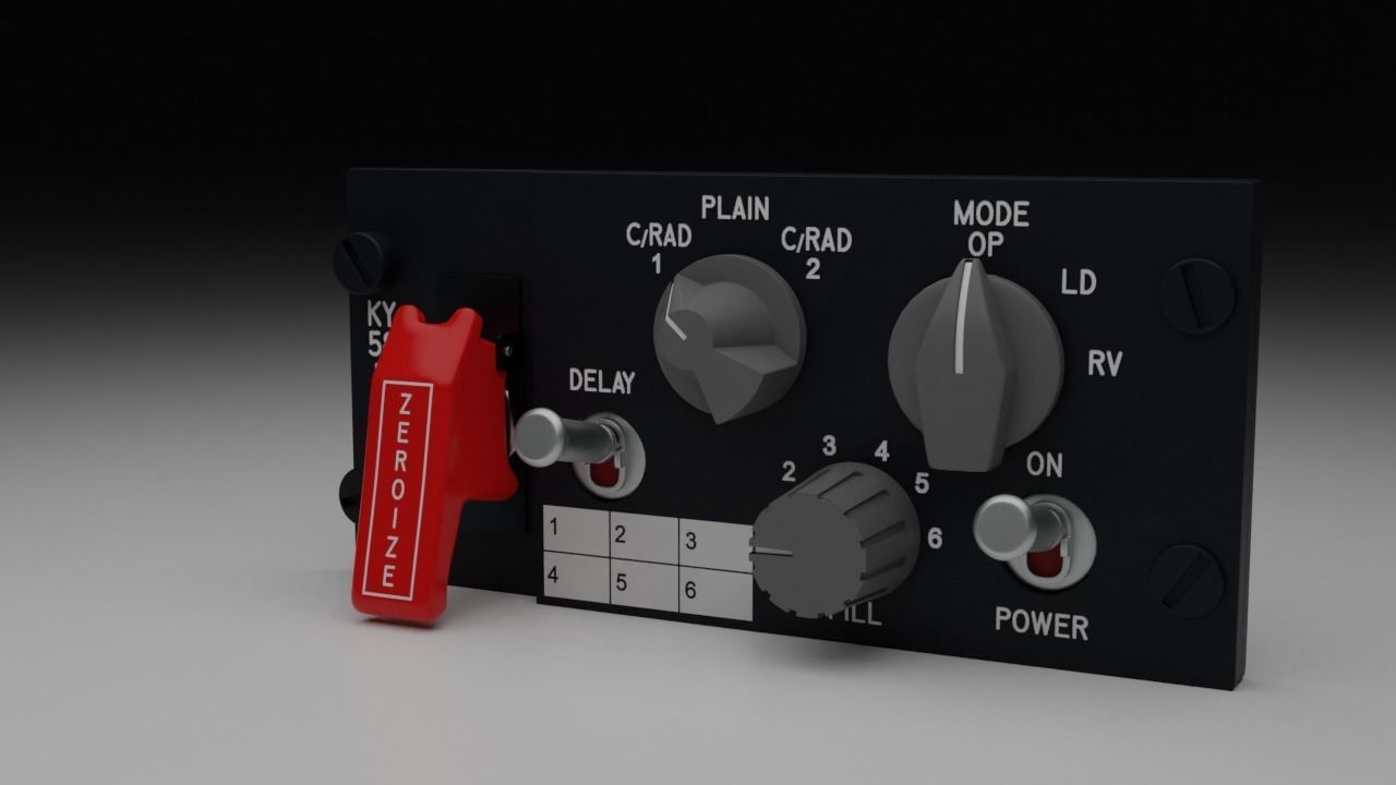 F16 KY58 Panel 3D model_18