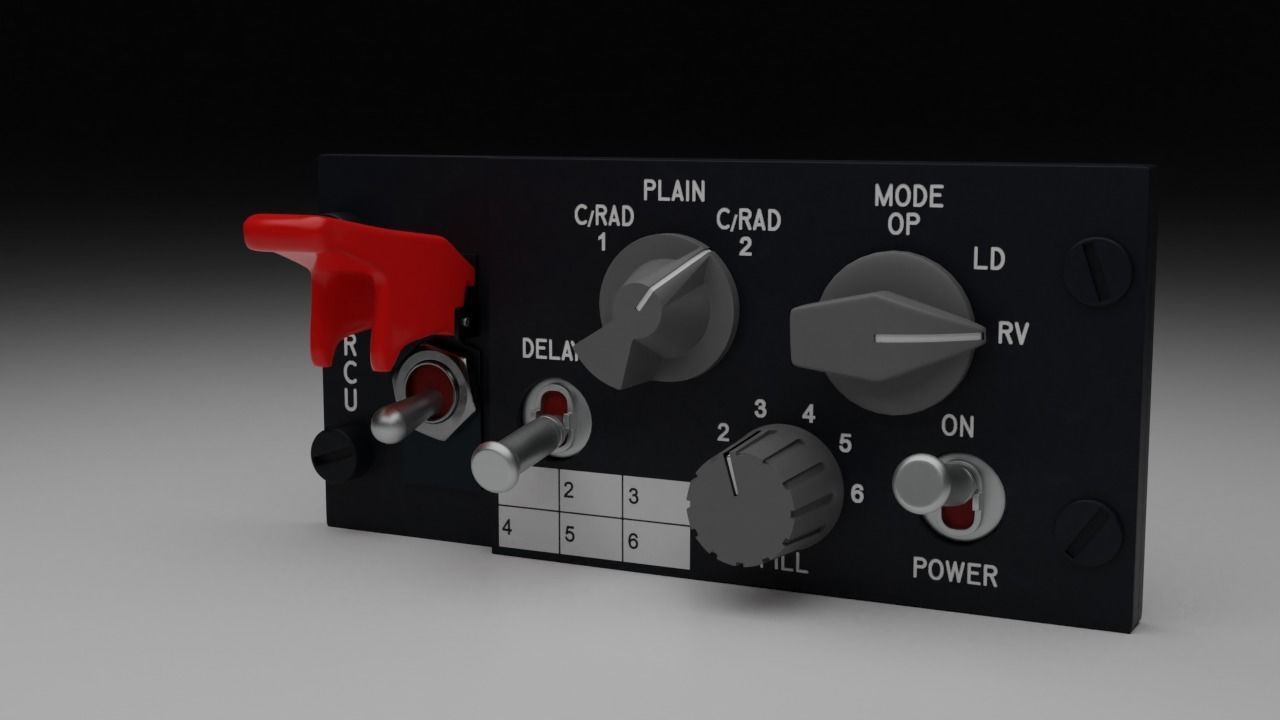 F16 KY58 Panel 3D model_19