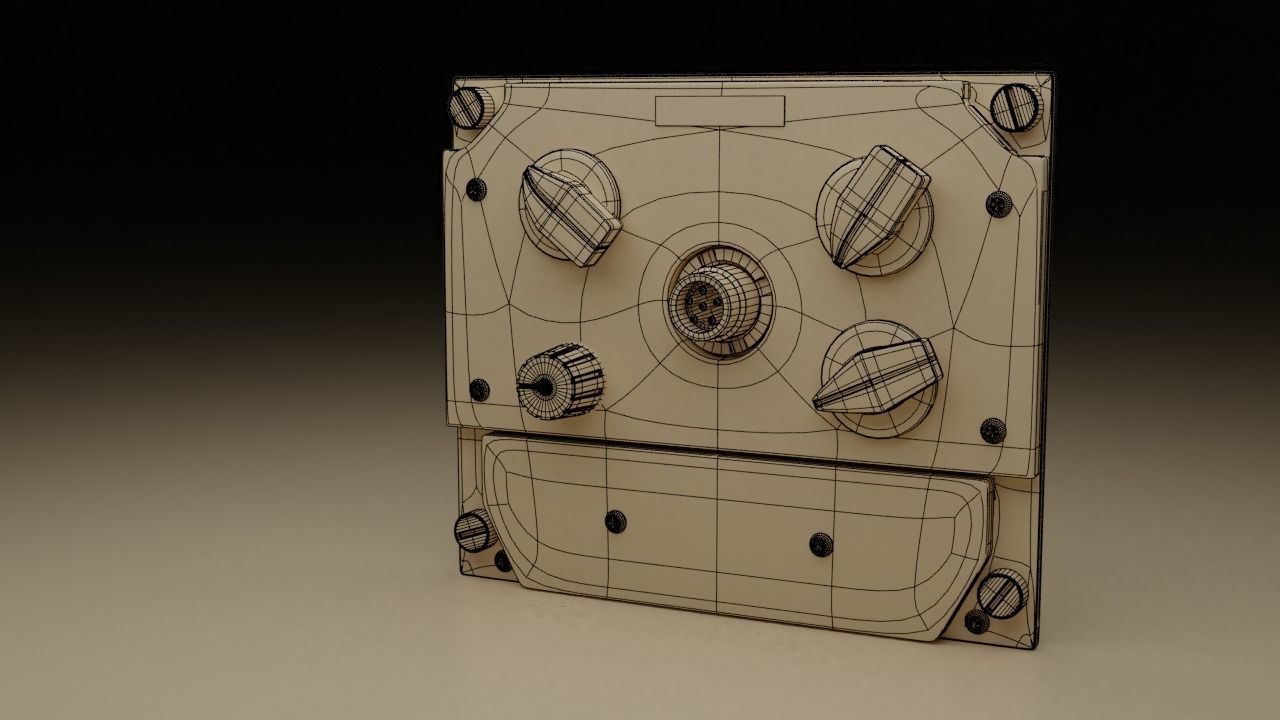 F16 KY58 Panel 3D model_7