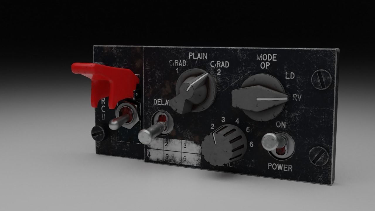 F16 KY58 Panel 3D model_21