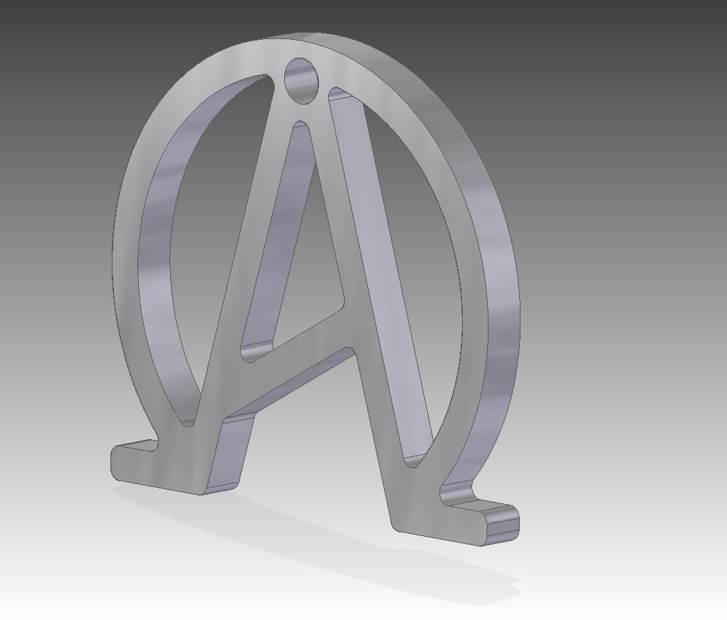 Alpha Omega 3D print model_2