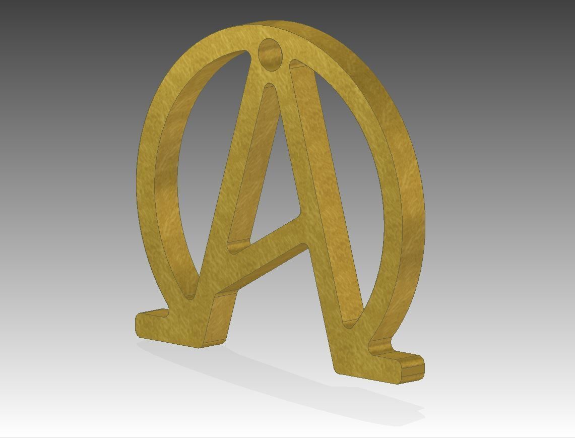 Alpha Omega 3D print model_1