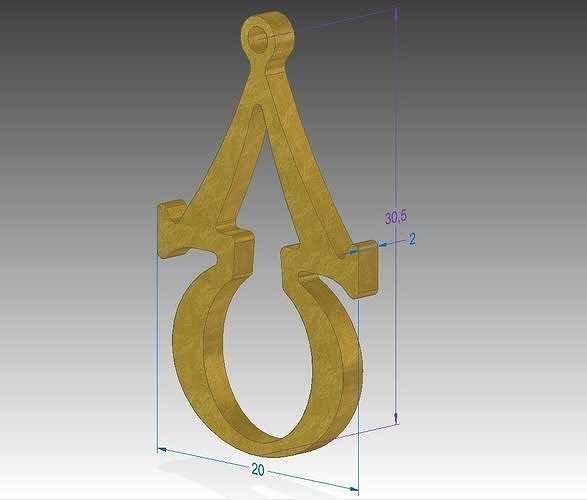 Alpha Omega 3D print model