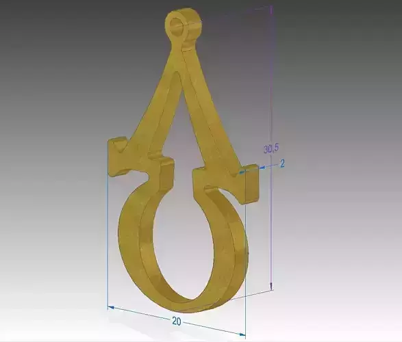 Alpha Omega 3D print model