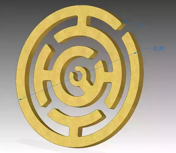 maze pendant