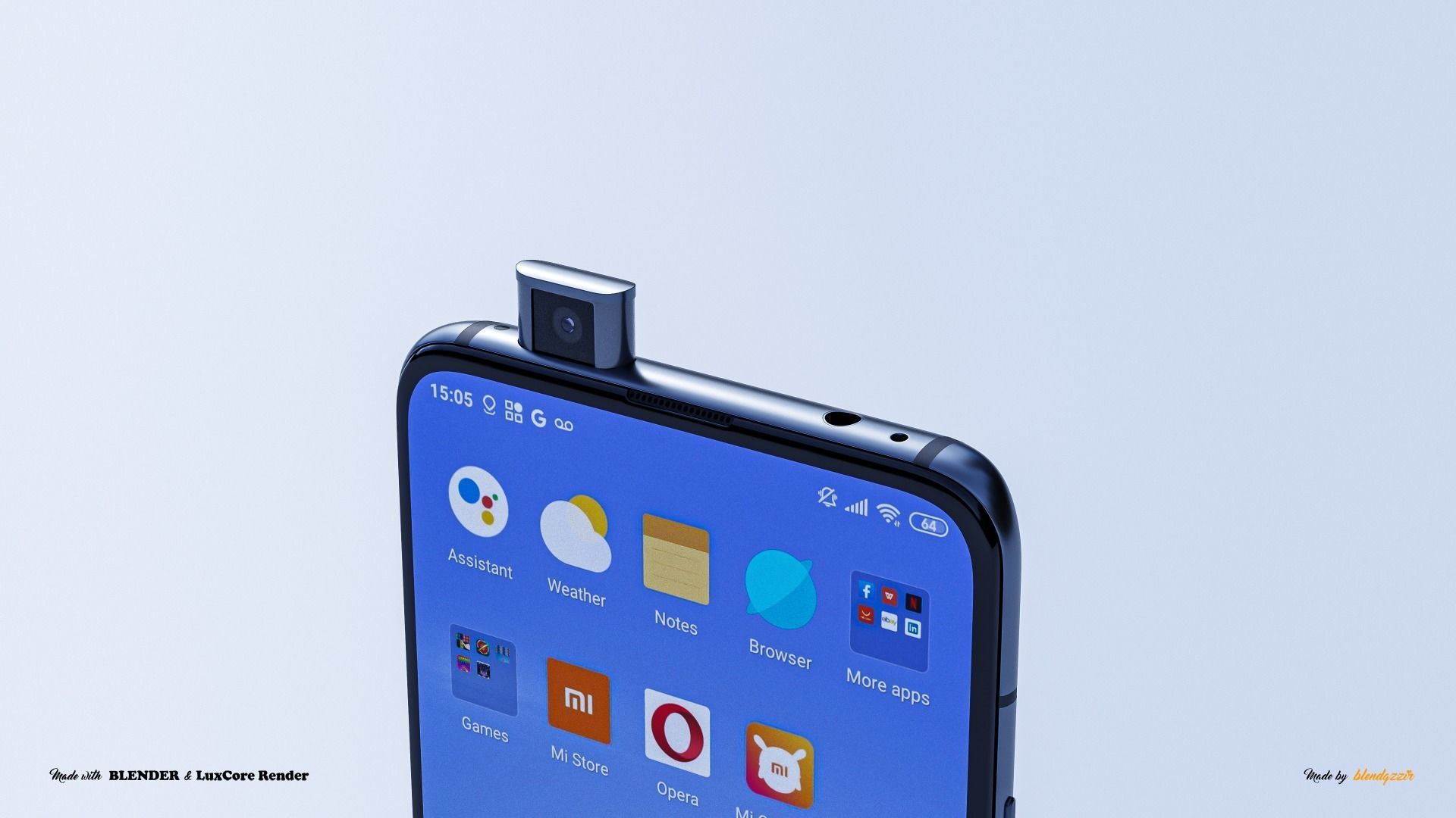 XIAOMI POCO F2 PRO 3D model_5