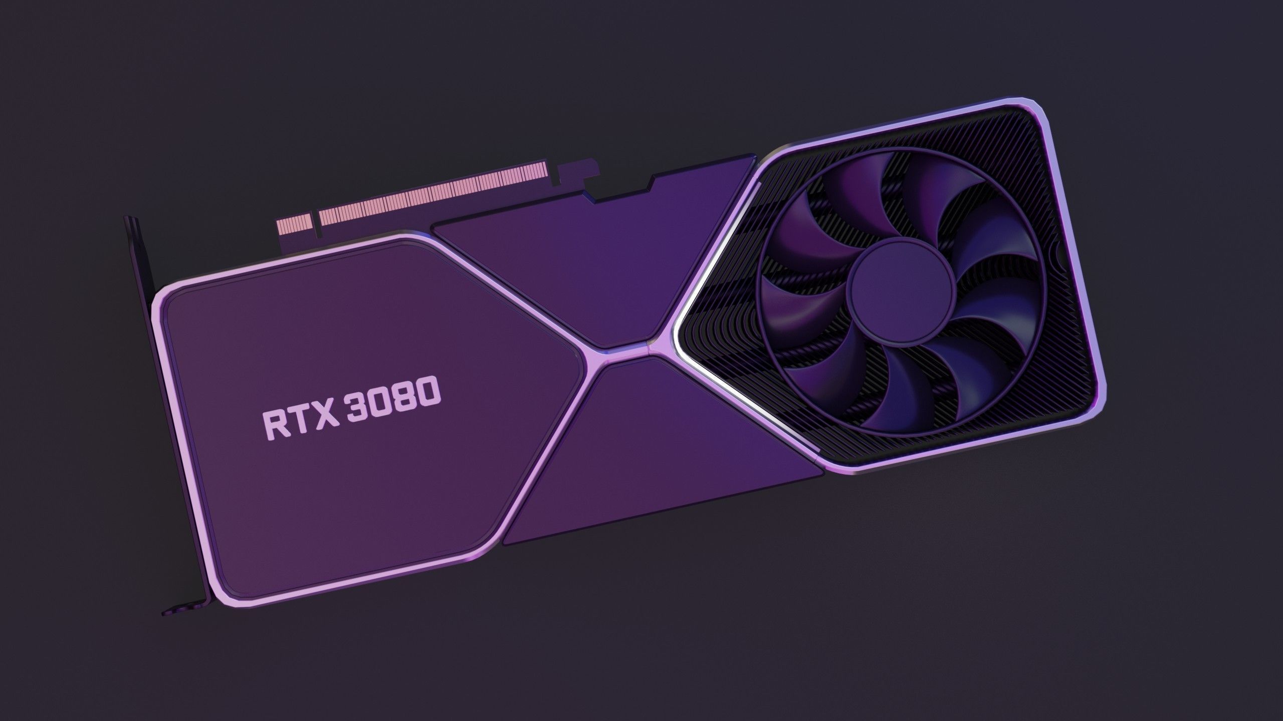 GeForce RTX 3080 Graphics Card 3D model_5