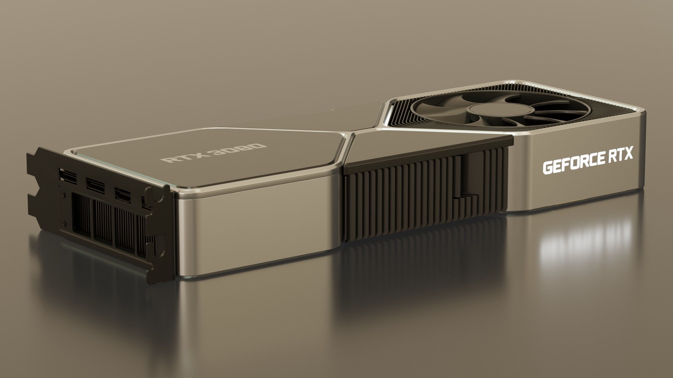 GeForce RTX 3080 Graphics Card 3D model_3
