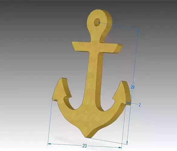 anchor pendant