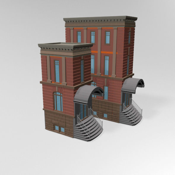 Modular Buildings 01 3D model_3