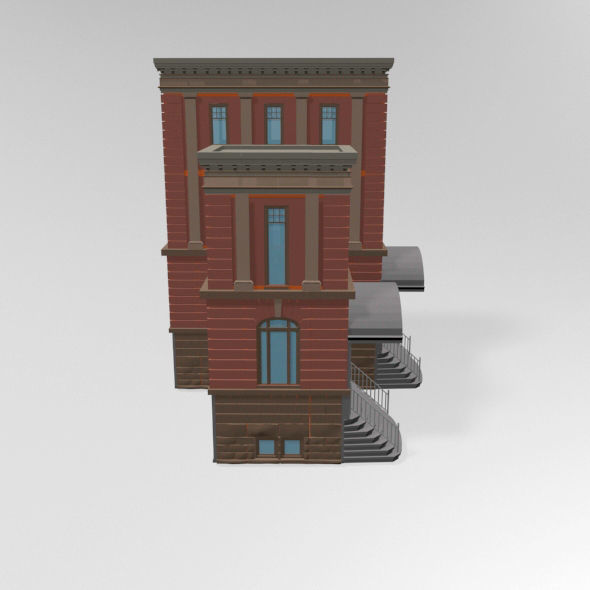 Modular Buildings 01 3D model_4