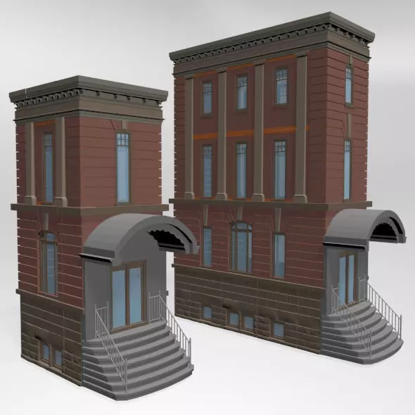 Modular Buildings 01 3D model_0