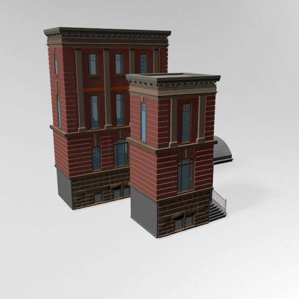 Modular Buildings 01 3D model_5