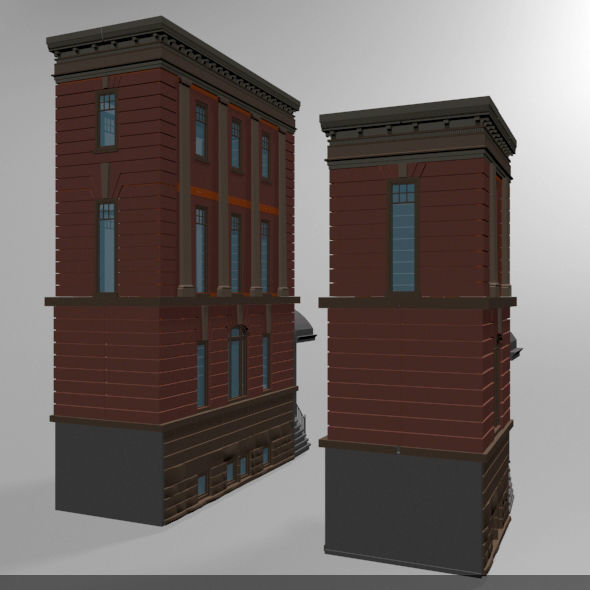 Modular Buildings 01 3D model_14
