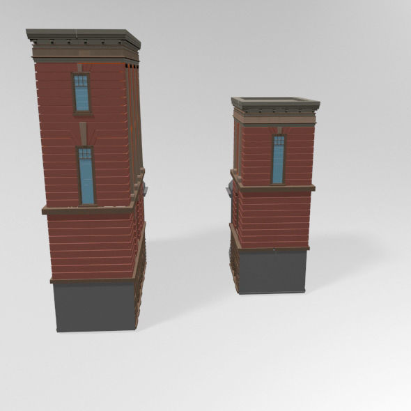 Modular Buildings 01 3D model_7