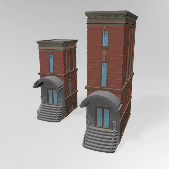 Modular Buildings 01 3D model_12