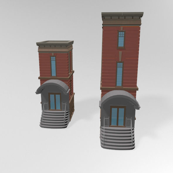 Modular Buildings 01 3D model_1