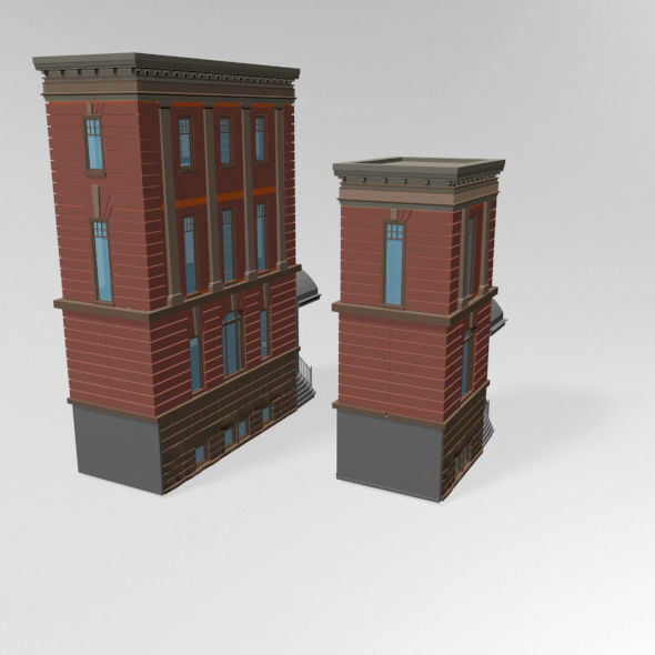 Modular Buildings 01 3D model_6