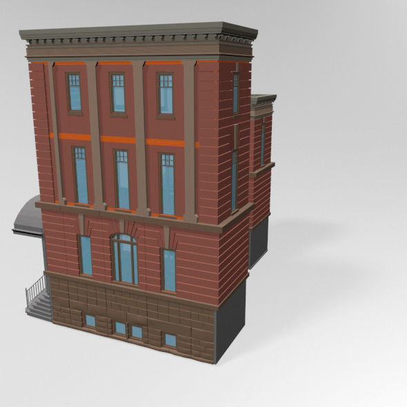 Modular Buildings 01 3D model_9