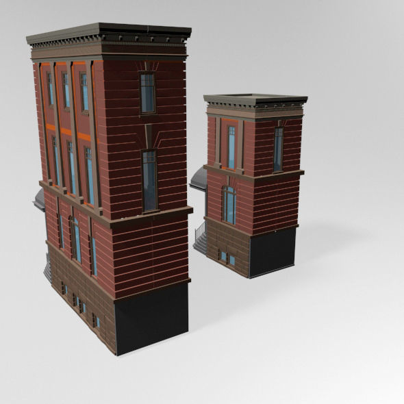Modular Buildings 01 3D model_8