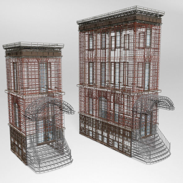 Modular Buildings 01 3D model_13