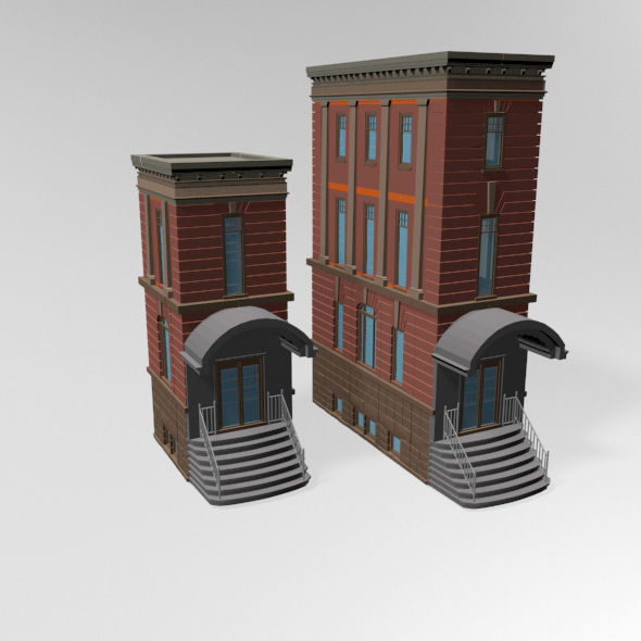 Modular Buildings 01 3D model_2
