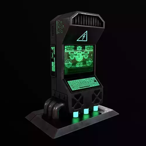 Sci-Fi Industrial Computer