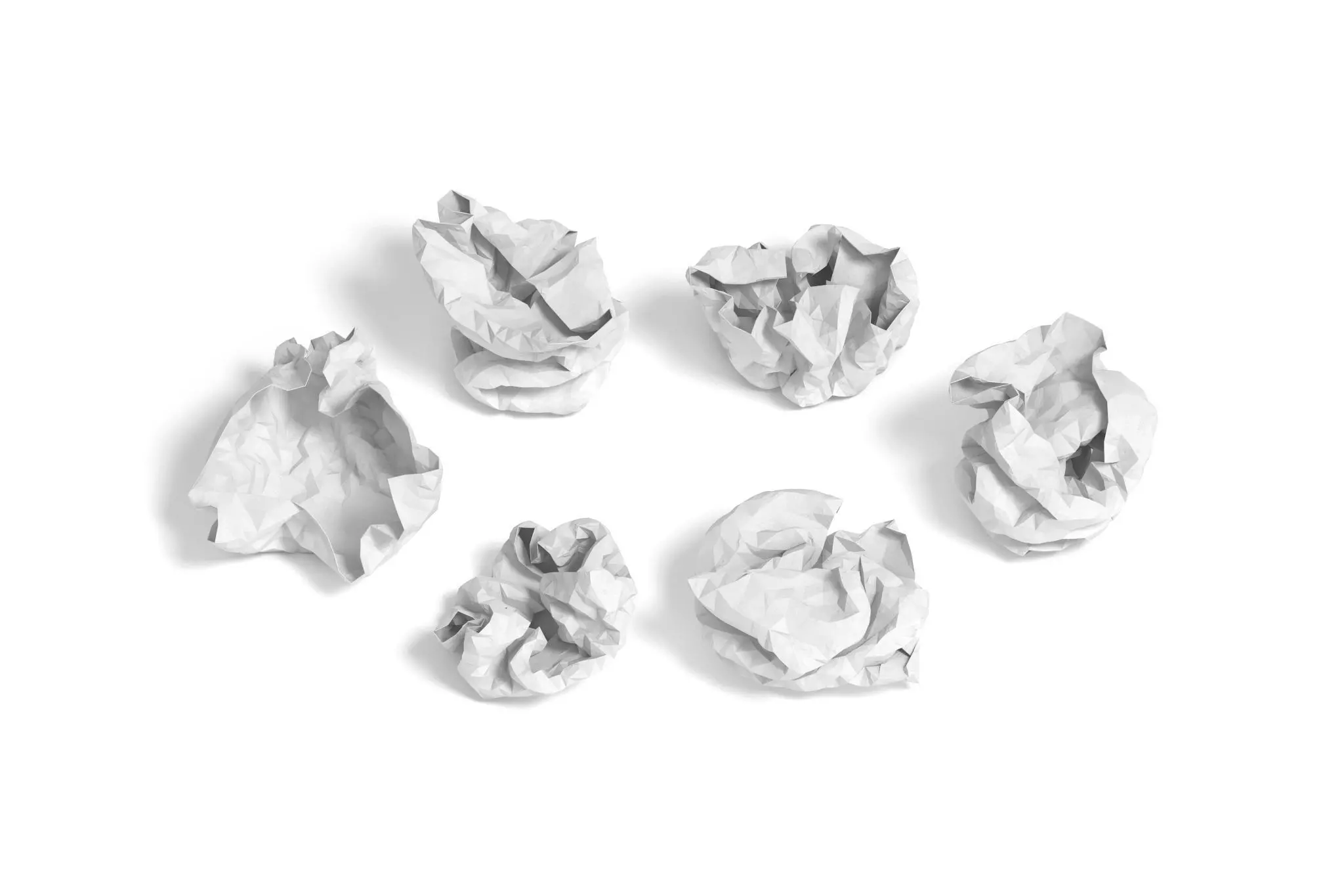 crumpled paper 3D model_0