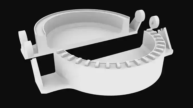 Mold for snacks whit socket stl for 3D printing 3D print model