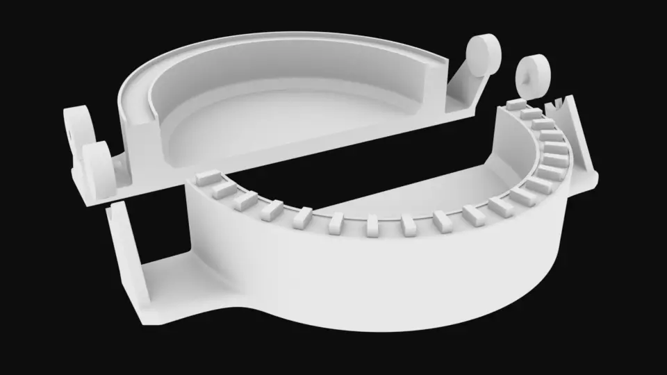 Mold for snacks whit socket stl for 3D printing 3D print model_0