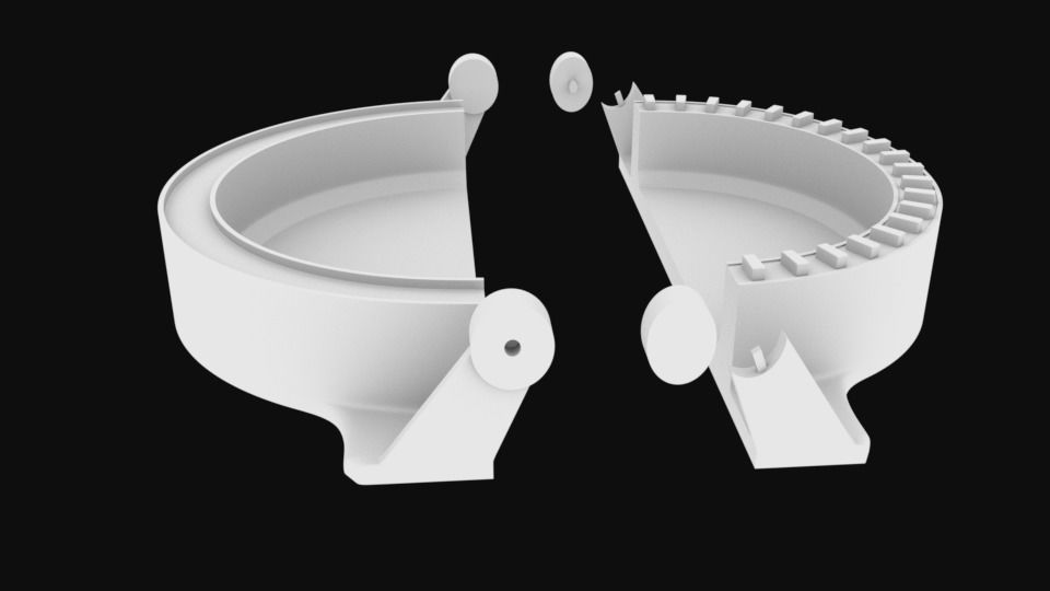 Mold for snacks whit socket stl for 3D printing 3D print model_1