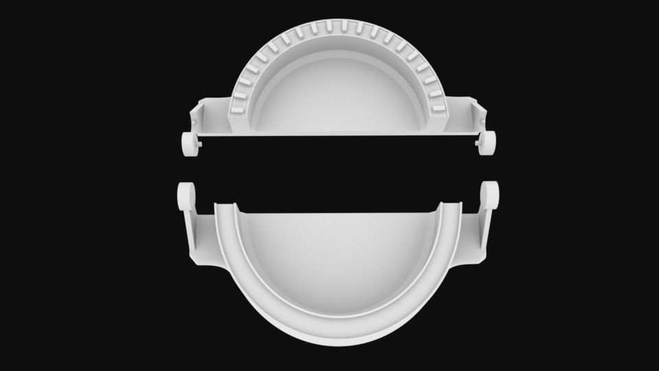 Mold for snacks whit socket stl for 3D printing 3D print model_4