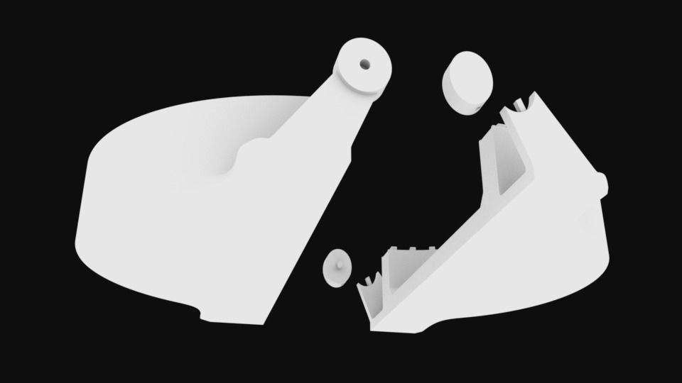 Mold for snacks whit socket stl for 3D printing 3D print model_5