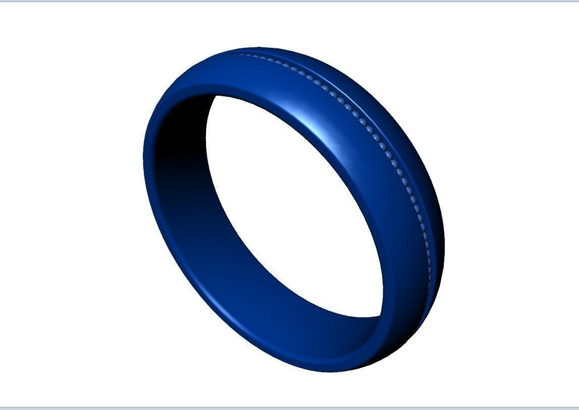 Wedding Set Band Ring For Men 3D Model STL File-CC107 3D print model_33