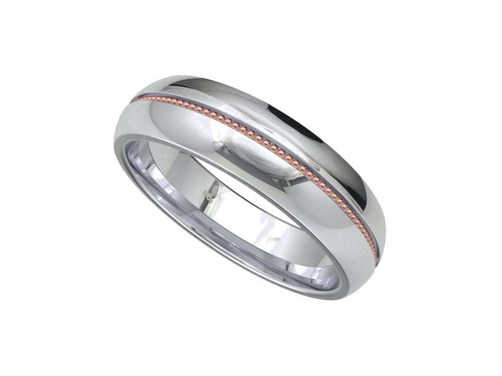 Wedding Set Band Ring For Men 3D Model STL File-CC107 3D print model_15