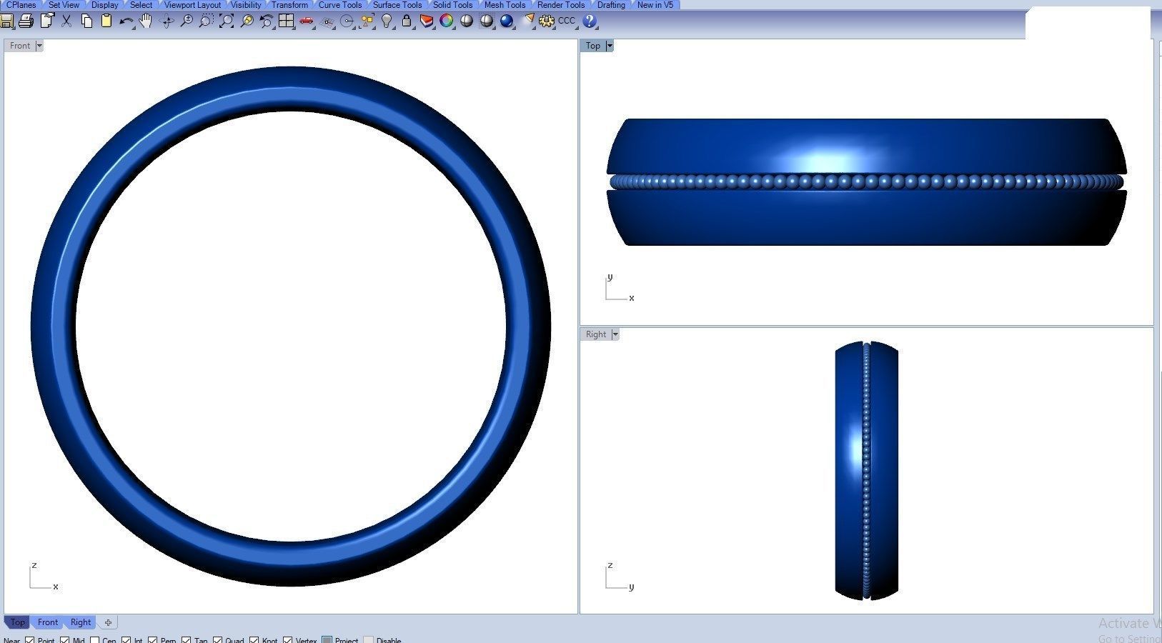 Wedding Set Band Ring For Men 3D Model STL File-CC107 3D print model_37