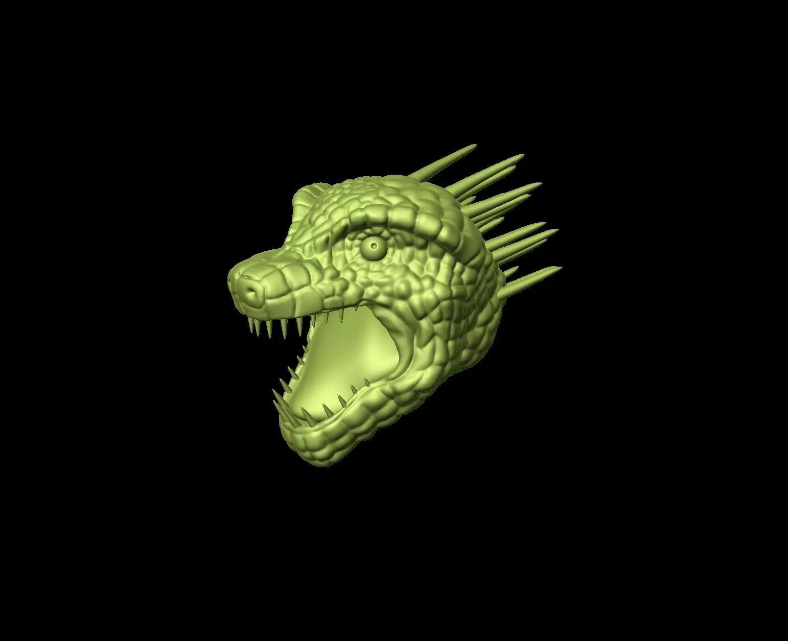 Dorohedoro Caiman Head 3D print model