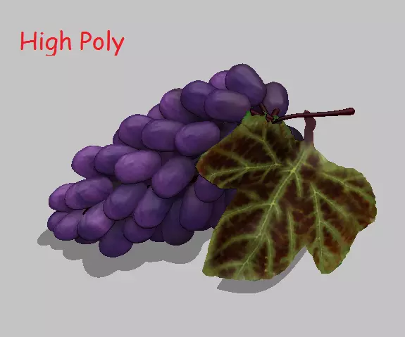 Grape grapes 3D model